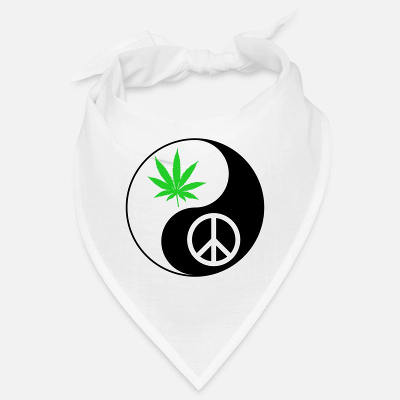 Conception de la feuille de paix YinYang Bandana