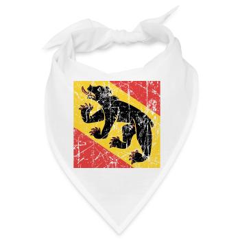 Bern Bern Flagge Fahne Flagge Bandera Flagge - Bandana - Weiß - Vorne