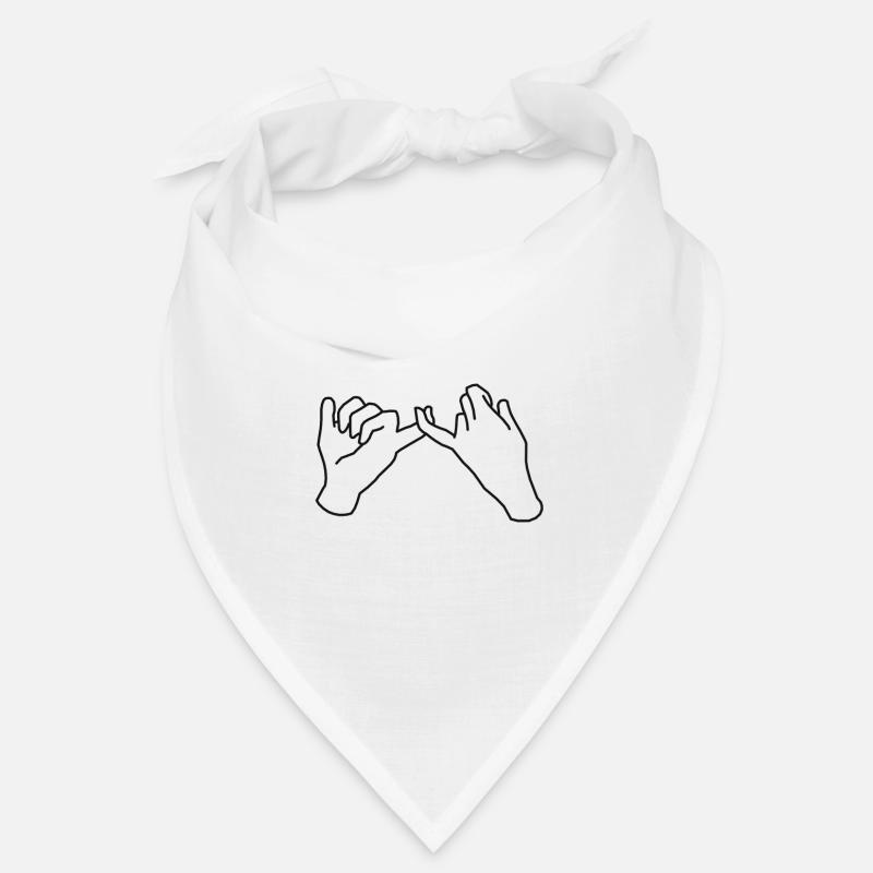 Freundschaft - Bandana - Weiß