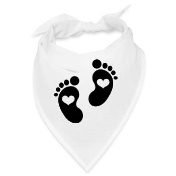 Baby - Bandana - Weiß - Vorne