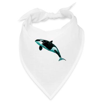 Orca - Bandana - Weiß - Vorne