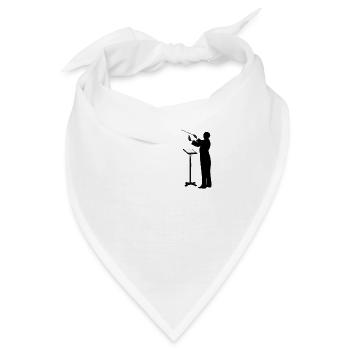 Dirigent - Bandana - Weiß - Vorne