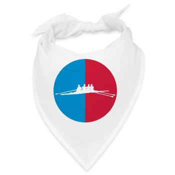 Rowing / Rower / Rudern / Ruderer - Bandana - Weiß - Vorne