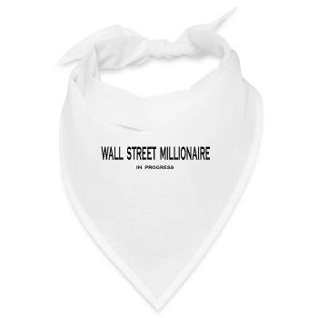 Börse und Aktionär - Bandana - Weiß - Vorne