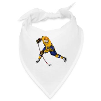 Eishockey - Bandana - Weiß - Vorne