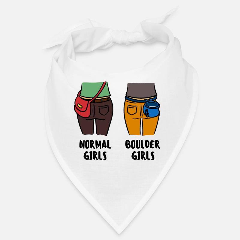 Boulder Boulderer Klettern Bergsteigen Lustig Bandana