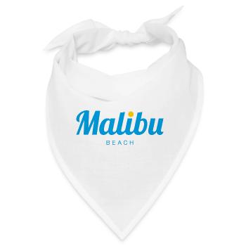 MALIBU Beach California - Bandana - Weiß - Vorne