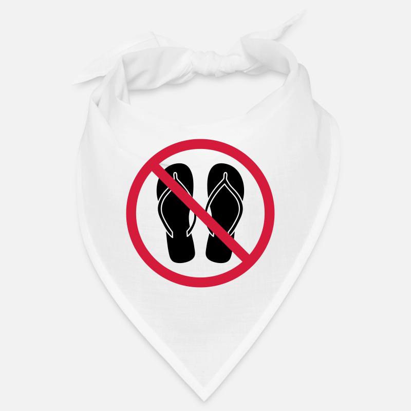 pas de tongs zone de bouclier interdite clipa Bandana