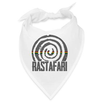 Reggae Rastafari - Bandana - Weiß - Vorne
