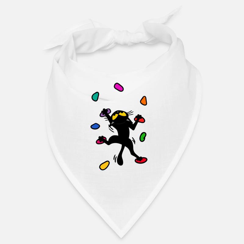 Bouldering cat kitten climbing Funny mountain Bandana