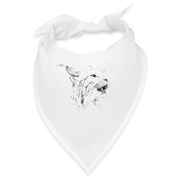 Luchs - Bandana - Weiß - Vorne