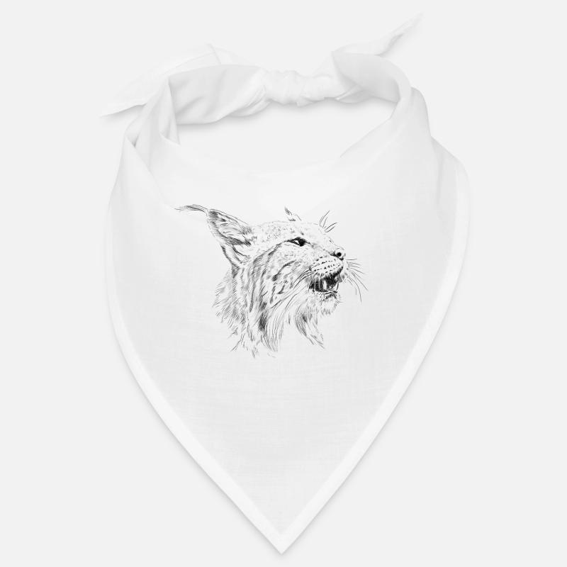Lynx - Bandana - blanc