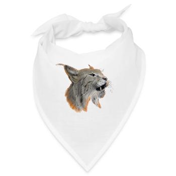 Luchs - Bandana - Weiß - Vorne