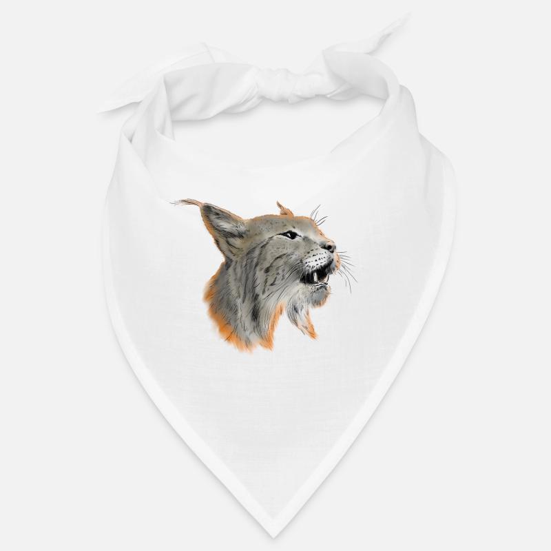 Luchs - Bandana - Weiß