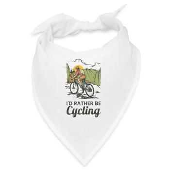 Fahrrad fahren - Bandana - Weiß - Vorne