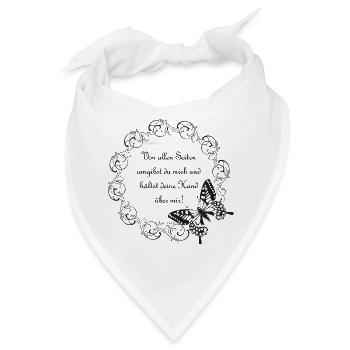 Psalm 139 - Bandana - Weiß - Vorne