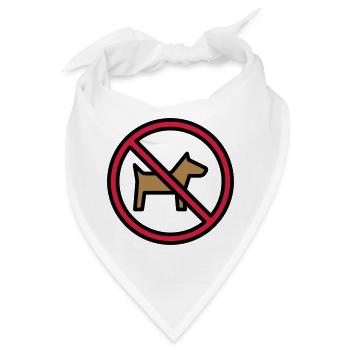 Lustige Geschenke für Katzenfreunde - Bandana - Weiß - Vorne