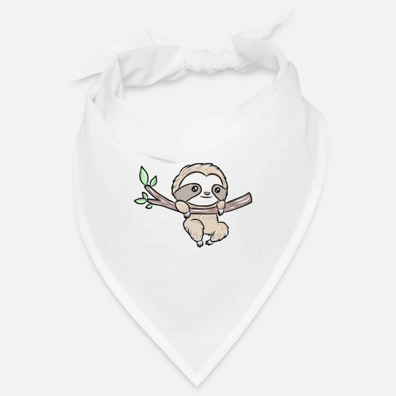 Sloth on a branch – Cute tree design Bandana