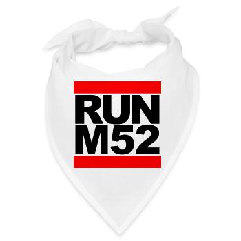 RUN M52 - Bandana - Weiß - Vorne