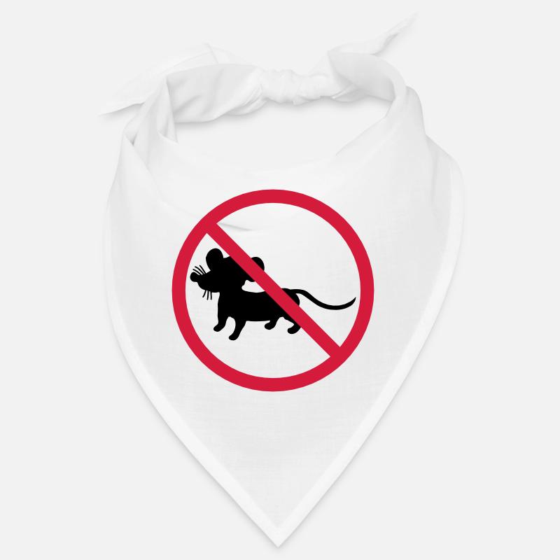 forbidden shield zone no mouse symbol maeuschen s Bandana