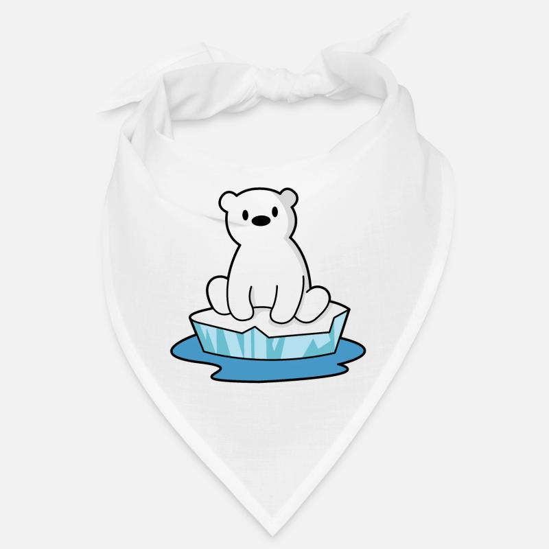 The sitting polar bear Bandana
