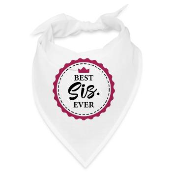 Schwester - Bandana - Weiß - Vorne
