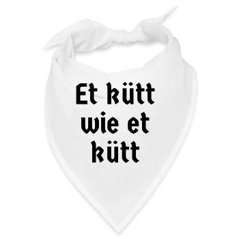 Et kütt wie et kütt - Bandana - Weiß - Vorne
