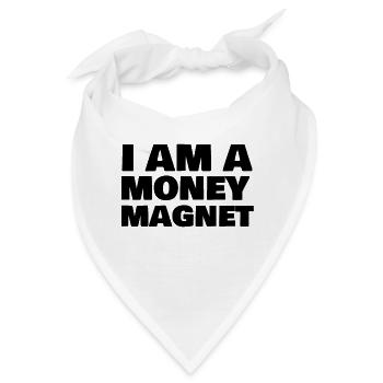Money Magnet - Bandana - Weiß - Vorne