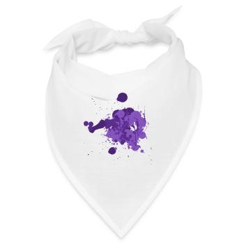mixtura - violett - Bandana - Weiß - Vorne