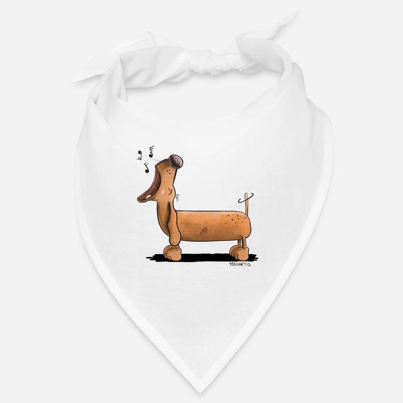 Yelling Dachshund - Dachshund - Comic Bandana