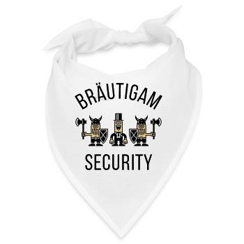Bräutigam Security Wikinger (JGA / POS) - Bandana - Weiß - Vorne