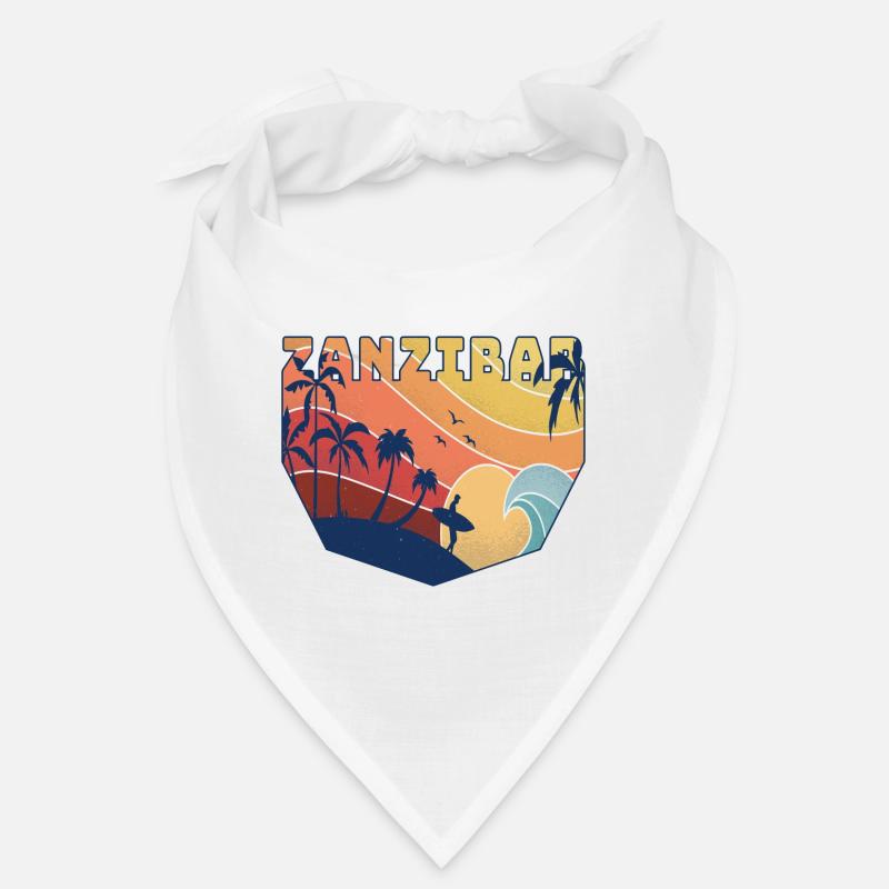 Zanzibar surfeur design / cadeau Bandana