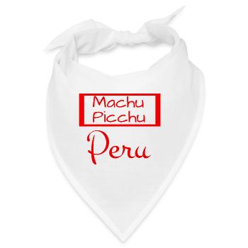 Machu Picchu Peru - Bandana - Weiß - Vorne