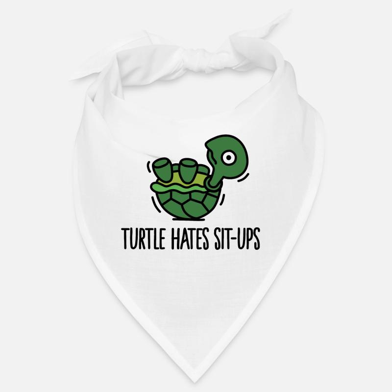 Turtle hates sit-ups Bandana