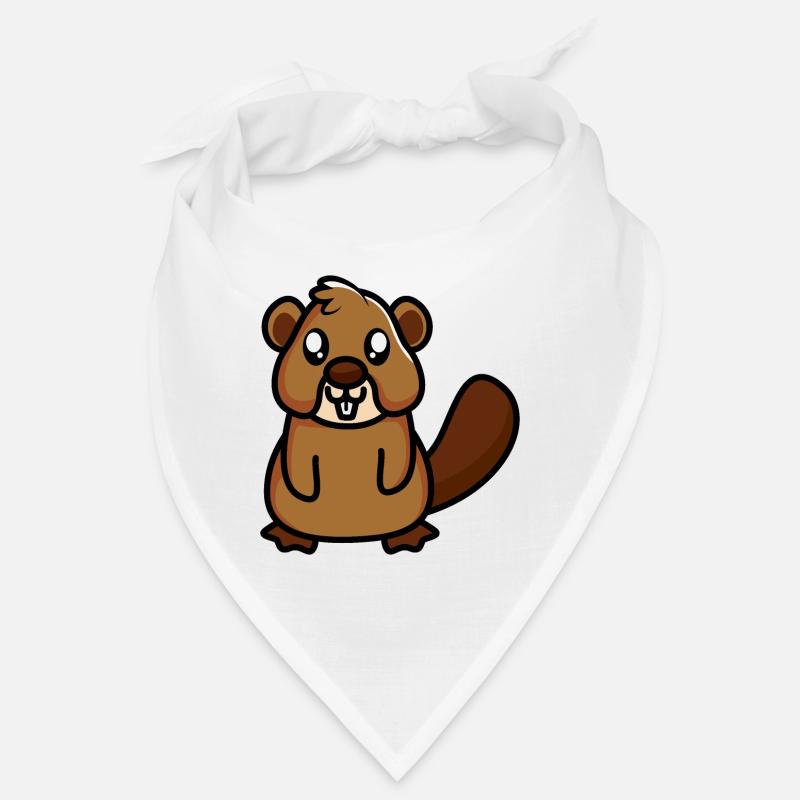 Biber - Bandana - Weiß