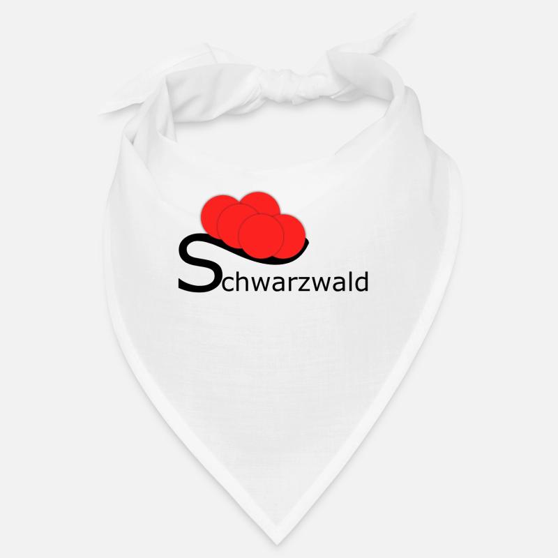 Logo Schwarzwald - Bandana - Weiß