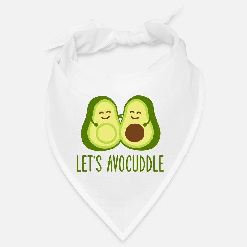 avocat - Bandana - blanc