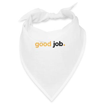 Good Job - Bandana - Weiß - Vorne