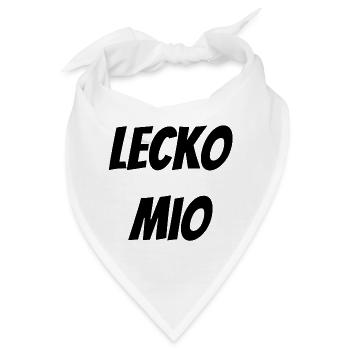lecko mio - Bandana - Weiß - Vorne