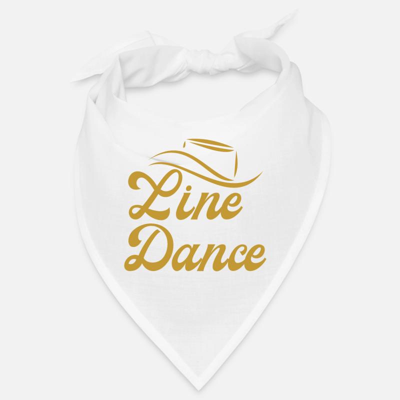 Idée cadeau de classe pour Line Dancer : « Line Dance » Bandana