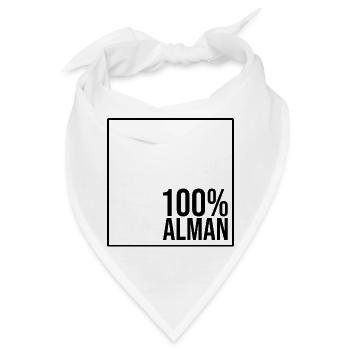 100 Alman - Bandana - Weiß - Vorne