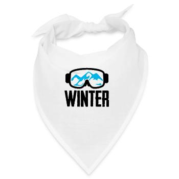 Winter - Bandana - Weiß - Vorne