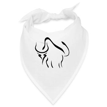 Büffel - Bandana - Weiß - Vorne