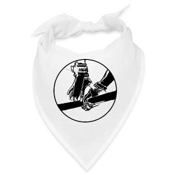 Sport Barren Leichtathletik Turnen - Bandana - Weiß - Vorne