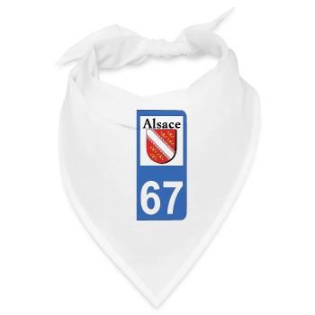 Elsass - Bandana - Weiß - Vorne