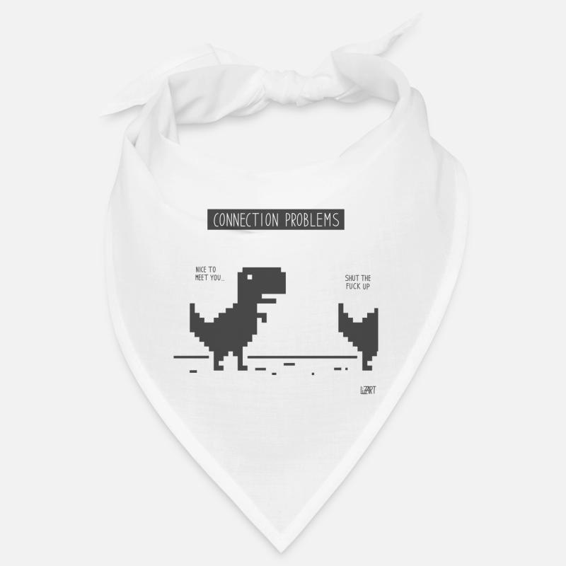 Dino - Chrome - Bandana - blanc