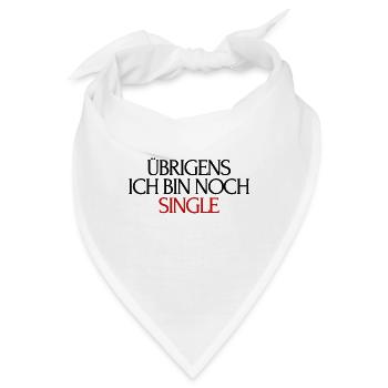 Single - Bandana - Weiß - Vorne