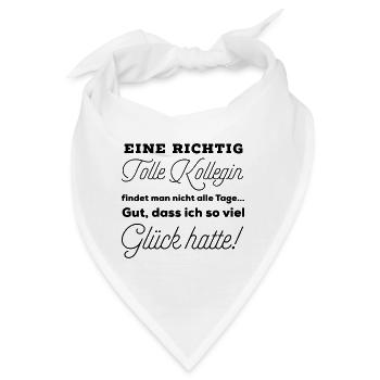 EINE RICHTIG TOLLE KOLLEGIN - Bandana - Weiß - Vorne