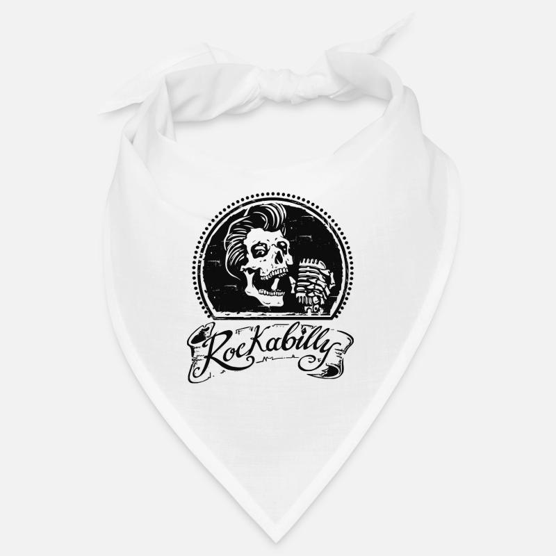 Tête de mort de Rockabilly Bandana