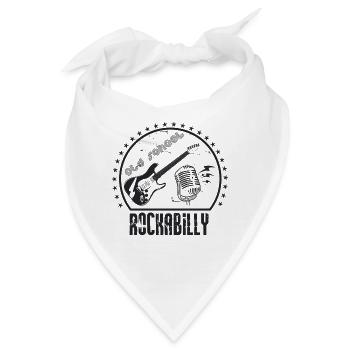 Rockabilly - Bandana - Weiß - Vorne